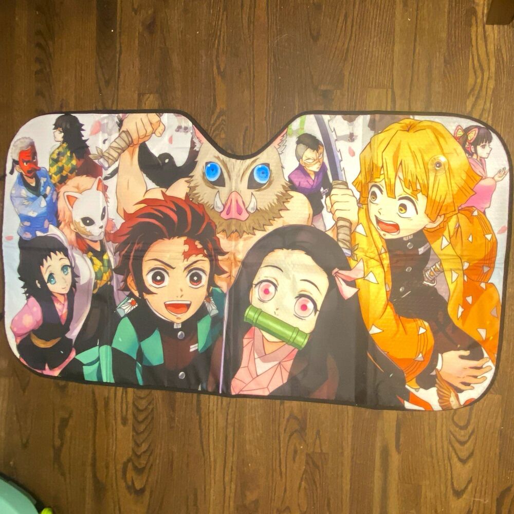 Demon Slayer Car Windshield Shade EUC